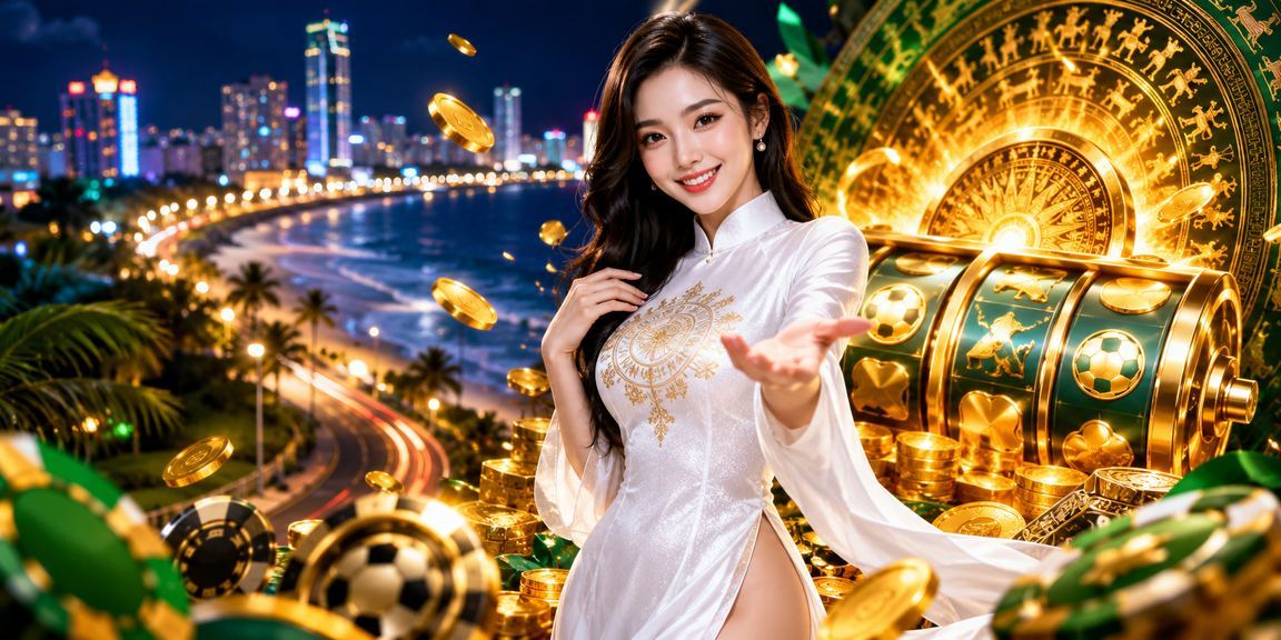Trò chơi slot game với trang phục áo dài truyền thống tại Phan Thiết